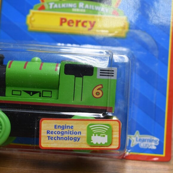 Talking Percy Engine Recognition Technology Thomas & Friends Wooden Railway New - Picture 8 of 11
